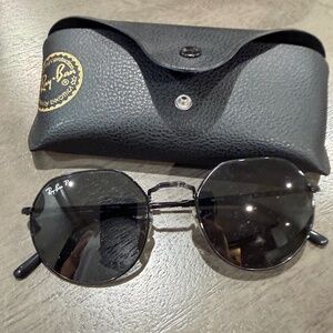 Ray-Ban RB3565 Jack Round Sunglasses Black Polarized 53mm